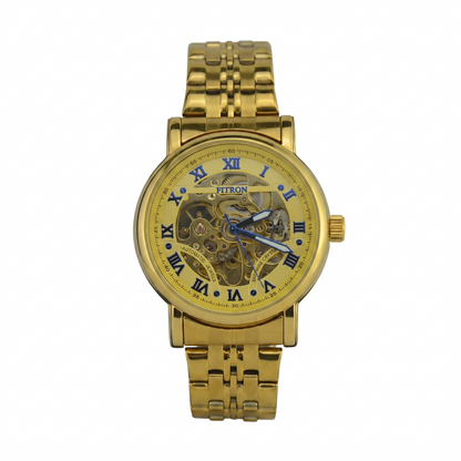 FITRON ROMAN SOFT BEZEL 117187M GOLD DIAL - MEN'S AUTOMATIC
