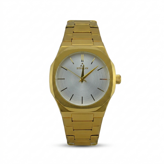 FITRON AP SHARP 117224M WHITE DIAL - MEN'S AUTOMATIC