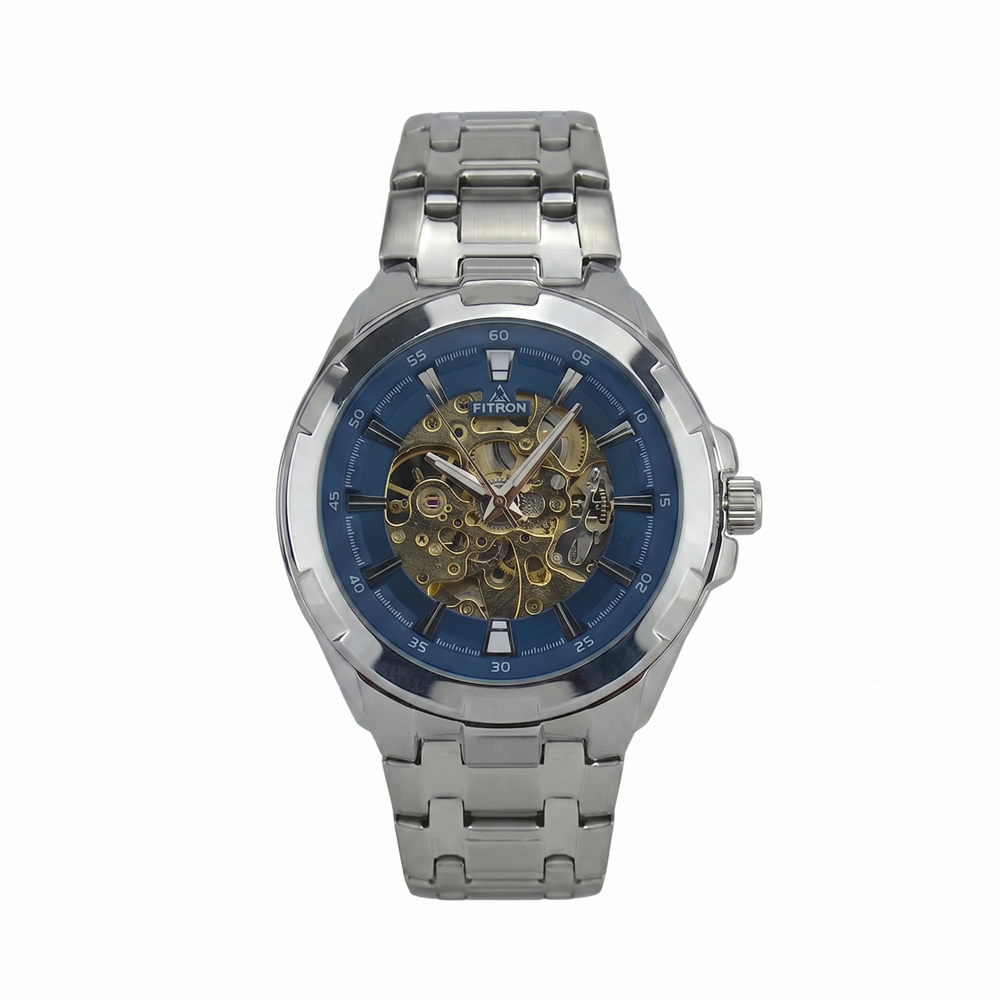 FITRON BIG FACE BULKY 117177M BLUE DIAL - MEN'S AUTOMATIC