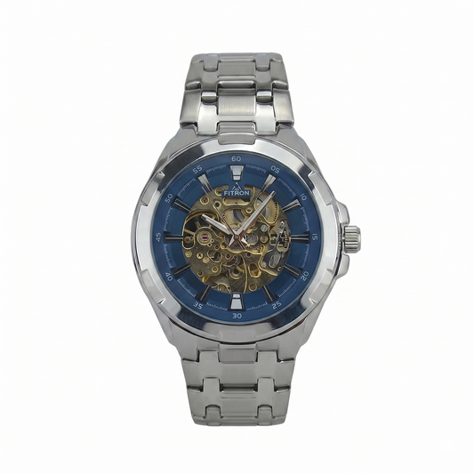 FITRON BIG FACE BULKY 117177M BLUE DIAL - MEN'S AUTOMATIC