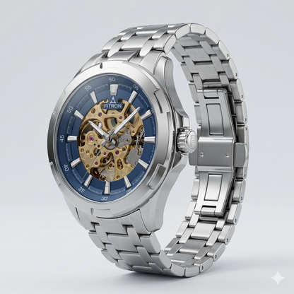 FITRON BIG FACE BULKY 117177M BLUE DIAL - MEN'S AUTOMATIC