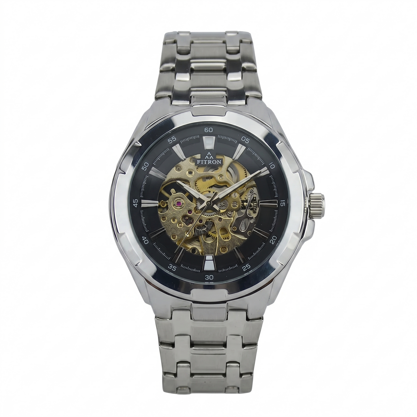FITRON BIG FACE BULKY 117177M BLACK DIAL - MEN'S AUTOMATIC