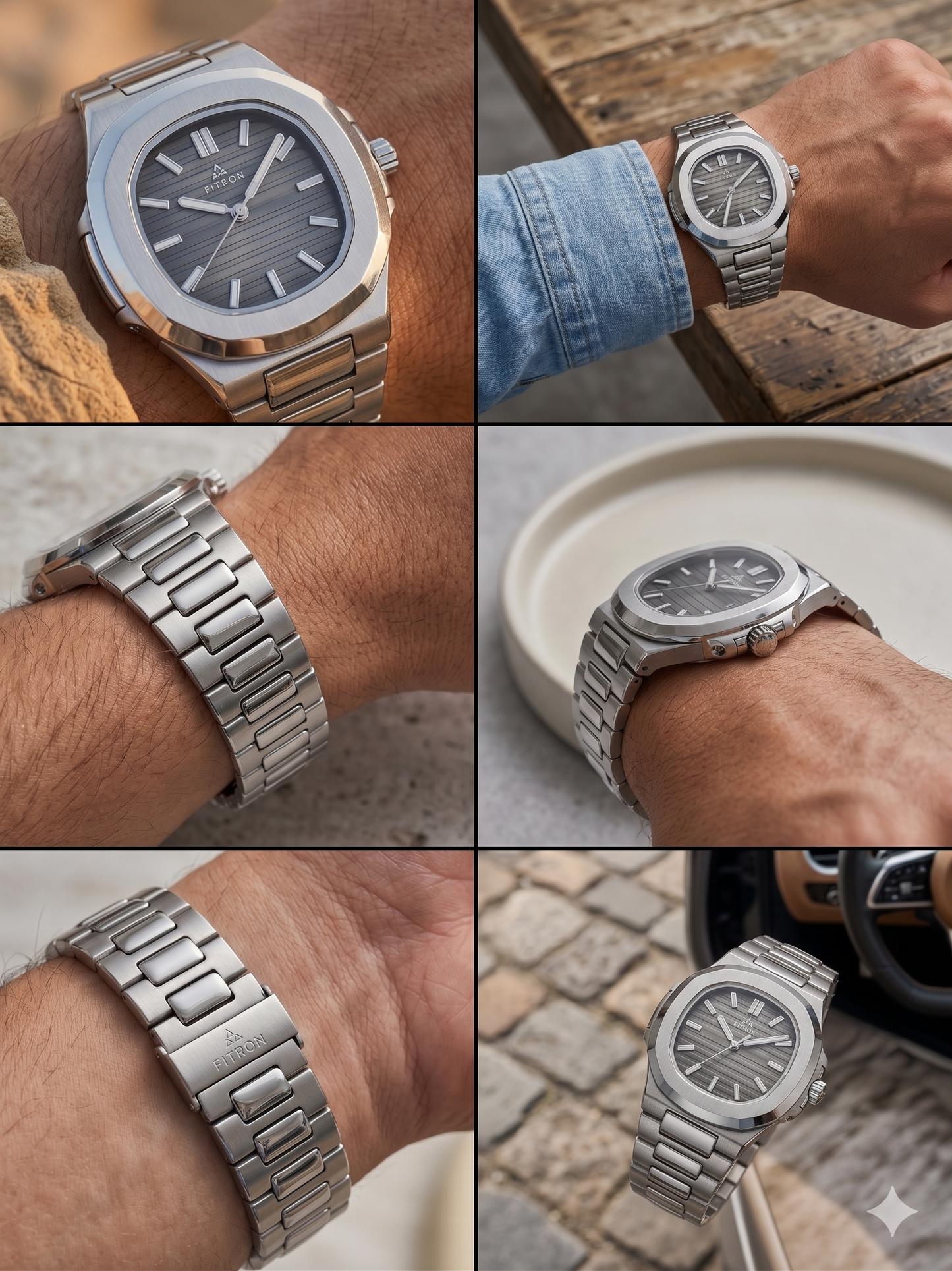 FITRON PP INSPIRED 117225M GRAY DIAL - MEN'S AUTOMATIC