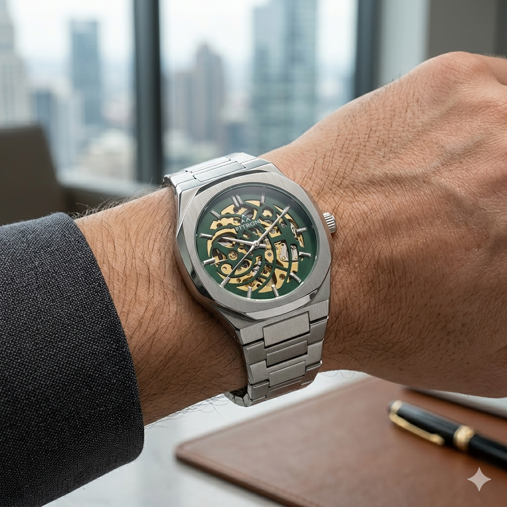 FITRON AP INSPIRED 117202M GREEN DIAL - MEN'S AUTOMATIC