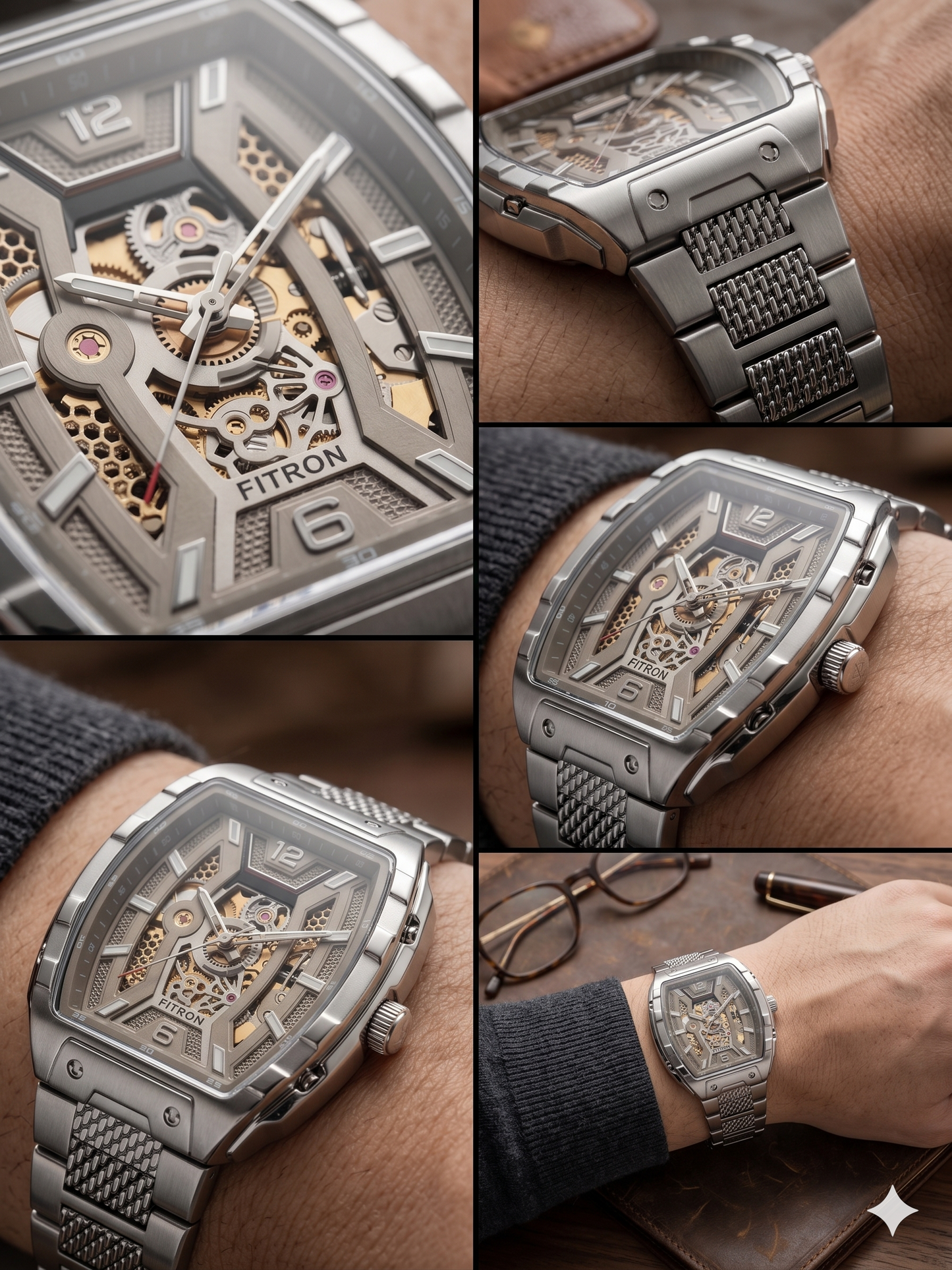 FITRON RM INSPIRED 117234M GRAY DIAL - MEN'S AUTOMATIC