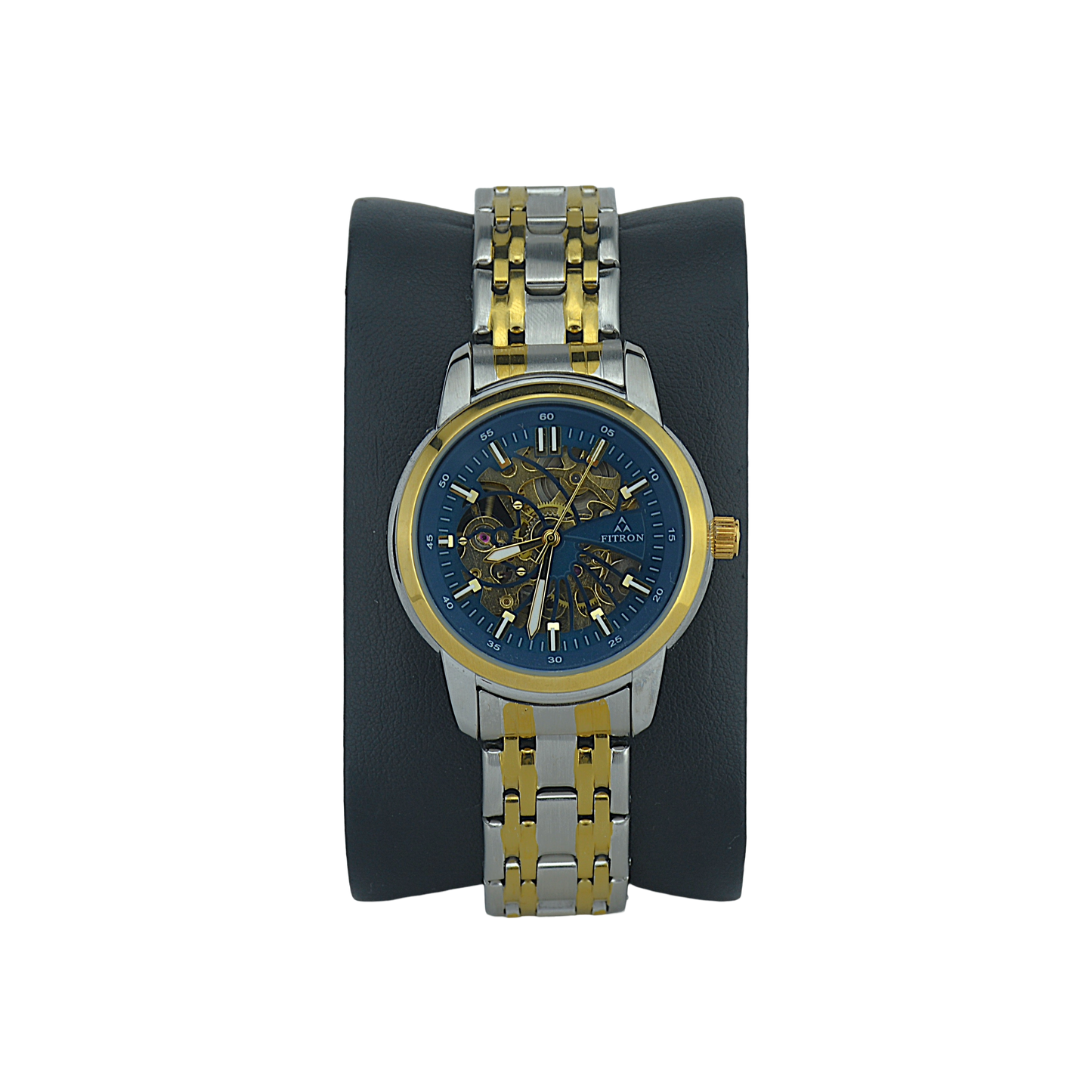 FITRON DOMED SKELETON 117178L BLUE DIAL - WOMEN'S AUTOMATIC