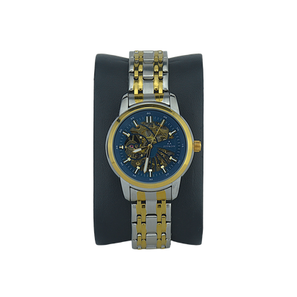 FITRON DOMED SKELETON 117178L BLUE DIAL - WOMEN'S AUTOMATIC