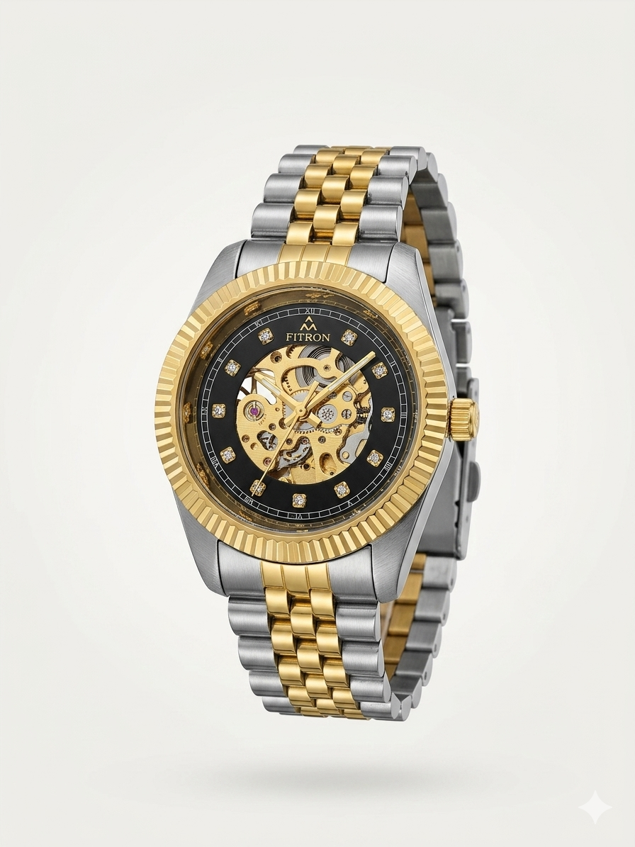 FITRON RX INSPIRED 117228M BLACK DIAL - MEN'S AUTOMATIC