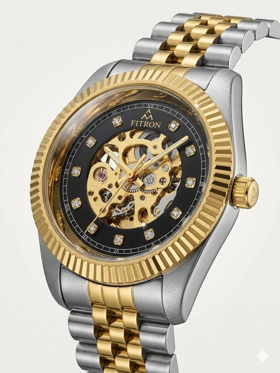 FITRON RX INSPIRED 117228M BLACK DIAL - MEN'S AUTOMATIC