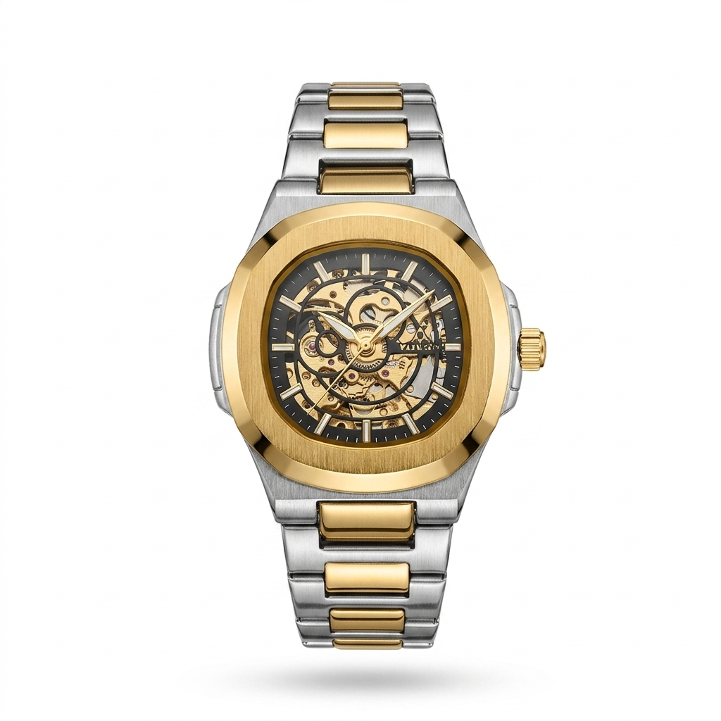 FITRON PP SKELETON 117196M BLACK DIAL - MEN'S AUTOMATIC
