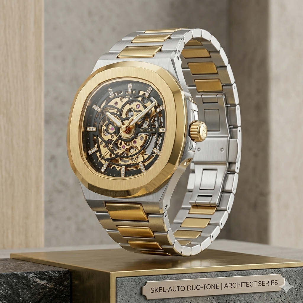 FITRON PP SKELETON 117196M BLACK DIAL - MEN'S AUTOMATIC