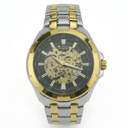 FITRON BIG FACE BULKY 117177M BLACK DIAL - MEN'S AUTOMATIC