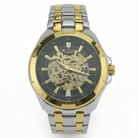 FITRON BIG FACE BULKY 117177M BLACK DIAL - MEN'S AUTOMATIC