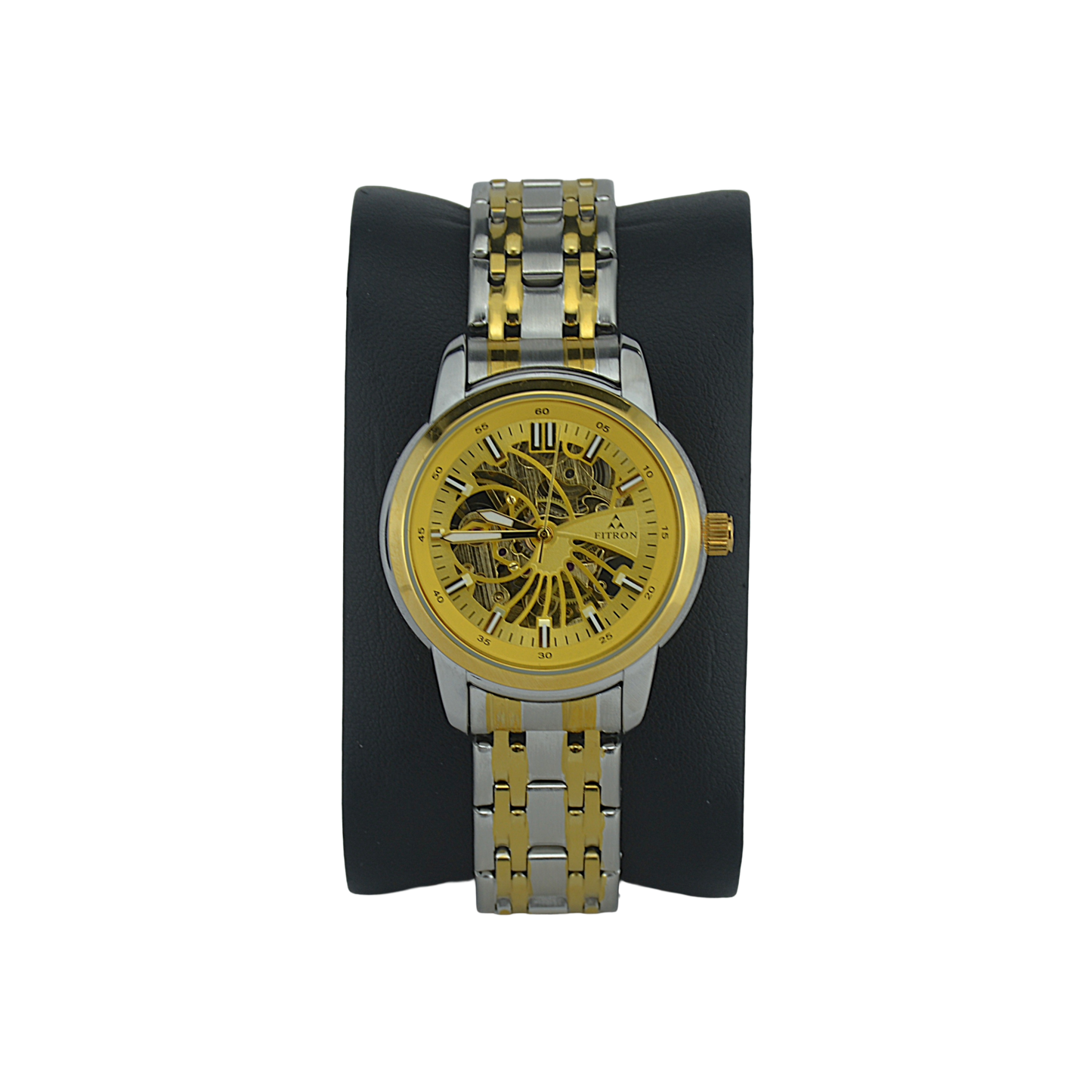 FITRON DOMED SKELETON 117178L GOLD DIAL - WOMEN'S AUTOMATIC