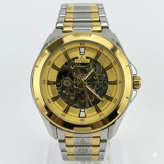 FITRON BIG FACE BULKY 117177M GOLD DIAL - MEN'S AUTOMATIC
