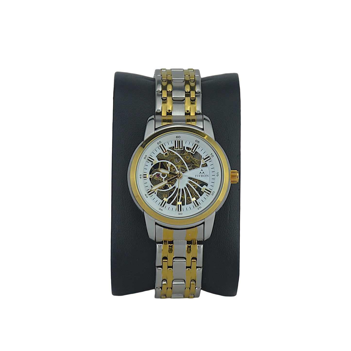 FITRON DOMED SKELETON 117178L WHITE DIAL - WOMEN'S AUTOMATIC