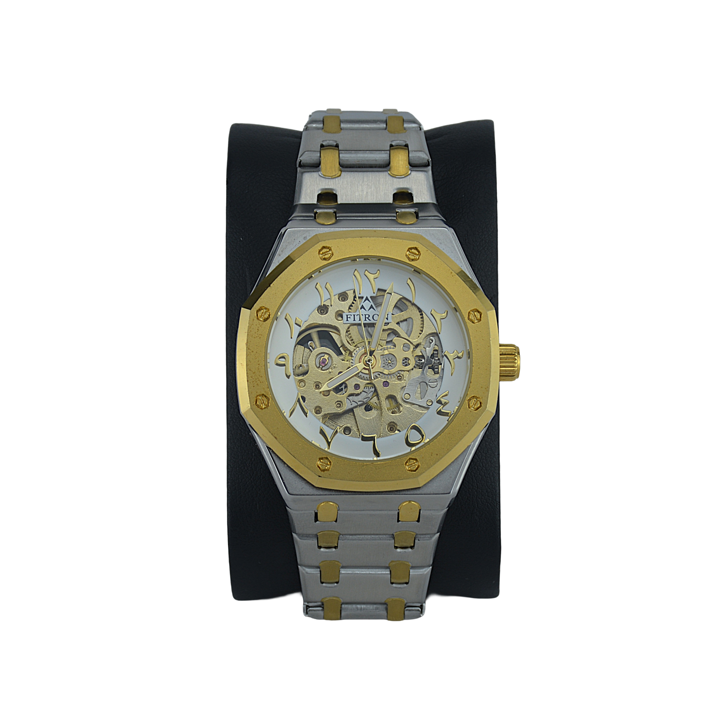 FITRON AP SHARP ARABIC 117239M WHITE DIAL - MEN'S AUTOMATIC