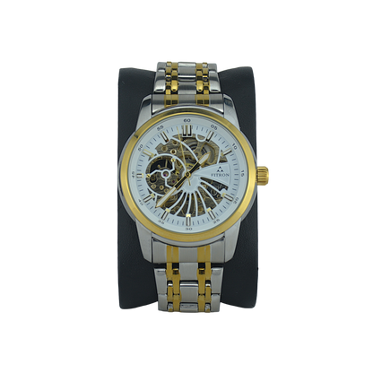 FITRON DOMED SKELETON 117178M WHITE DIAL - MEN'S AUTOMATIC