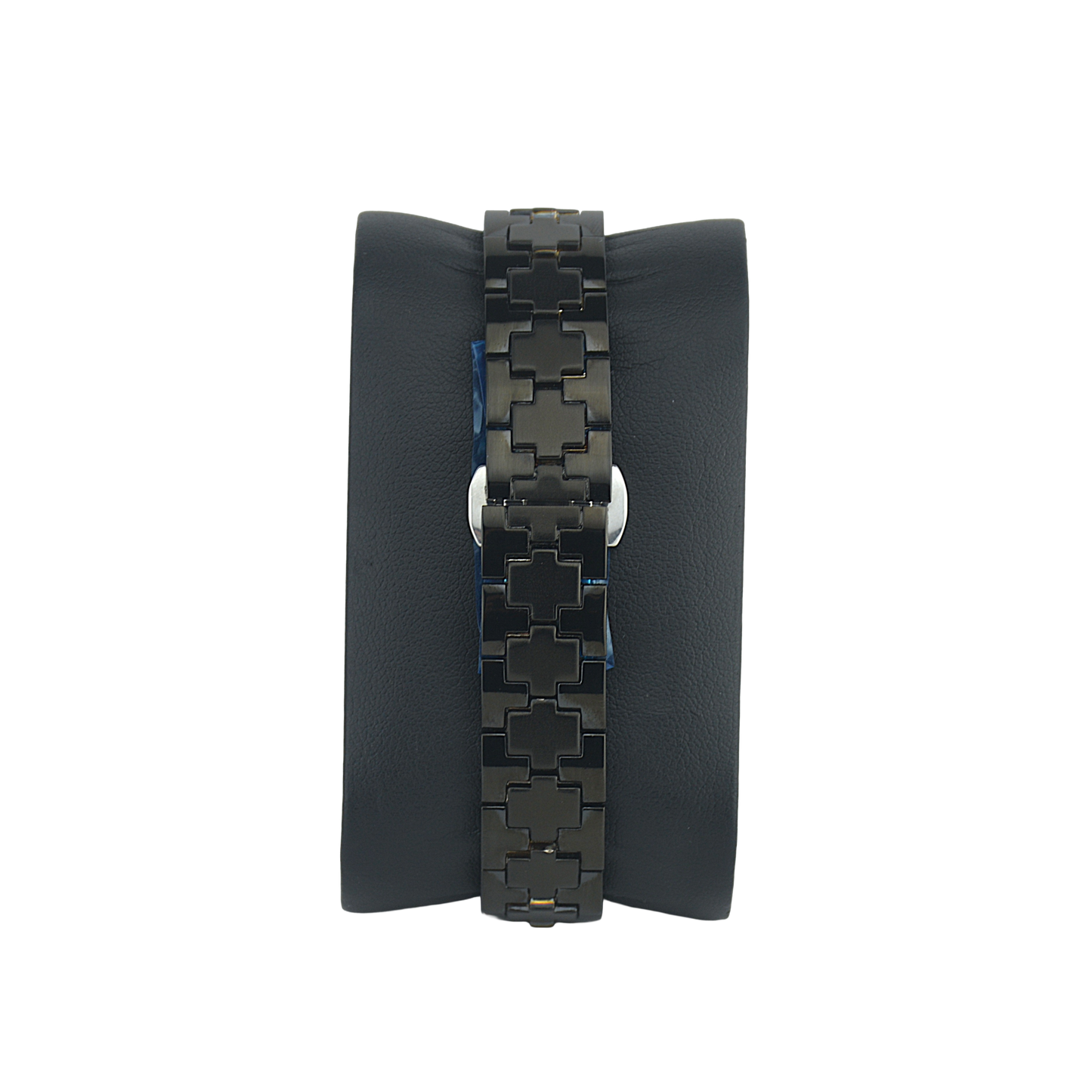 FITRON SQUARE WITH PREMIUM CRYSTALS 9962L BLACK DIAL - WOMEN'S QUARTZ