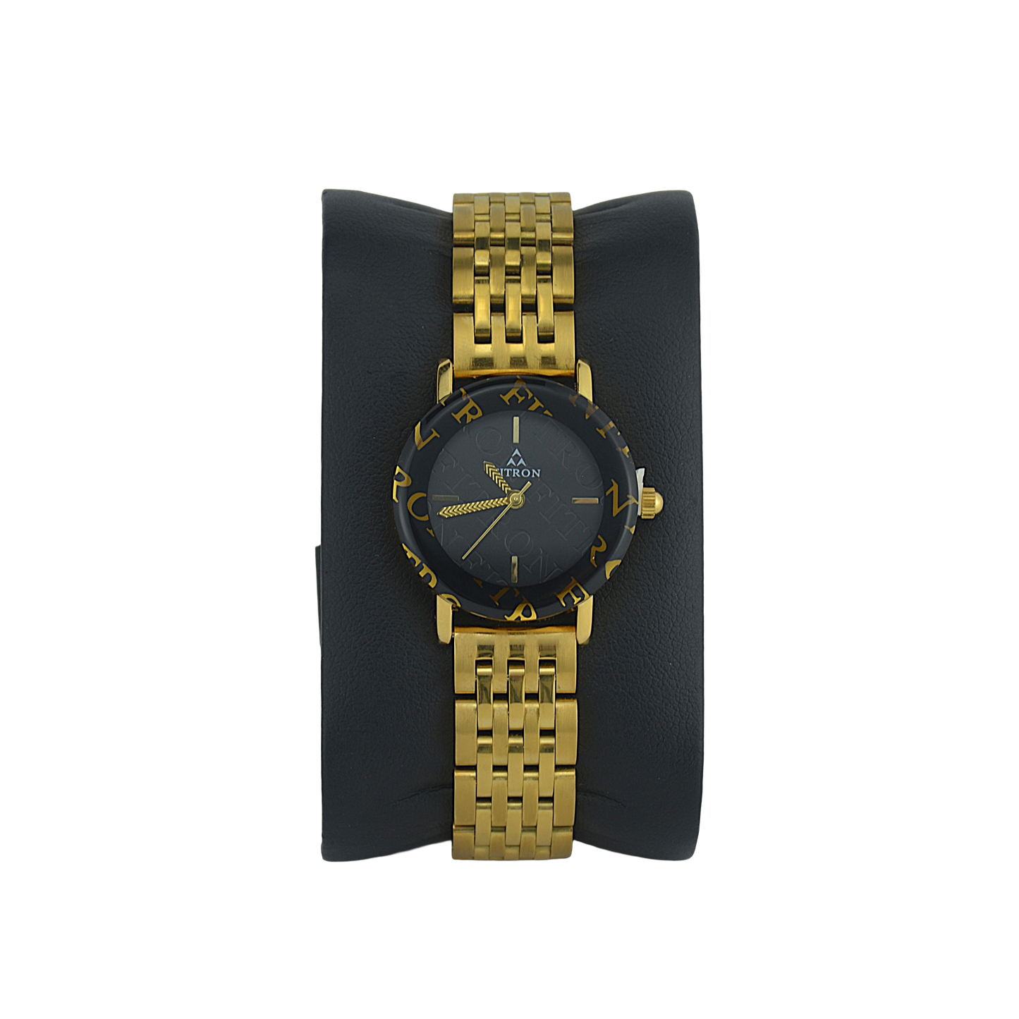 FITRON ROUND FITRON 6082L BLACK DIAL - WOMEN'S QUARTZ