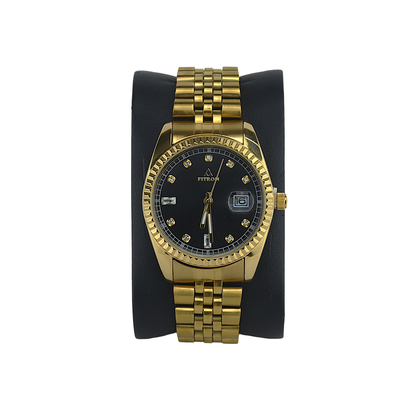 FITRON RX DIAMOND 9277M BLACK DIAL - MEN'S QUARTZ