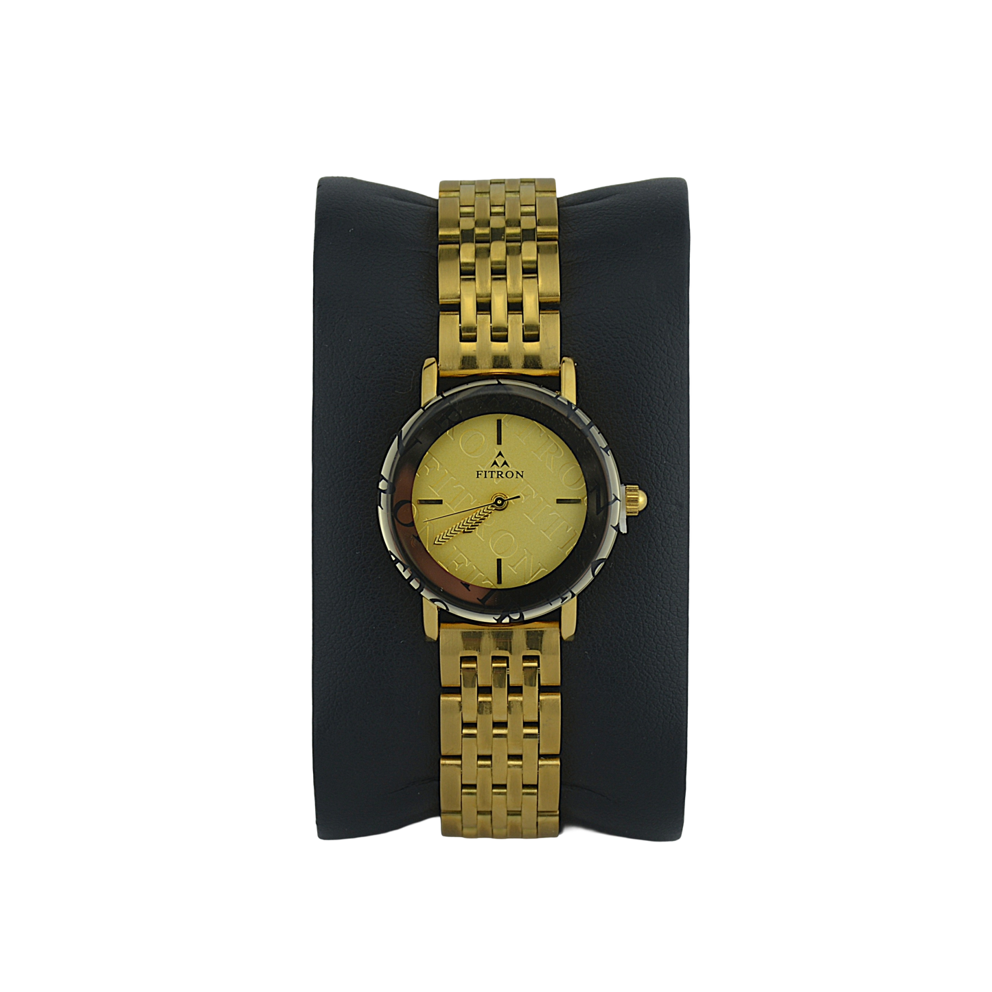 FITRON ROUND FITRON 6082L GOLD DIAL - WOMEN'S QUARTZ