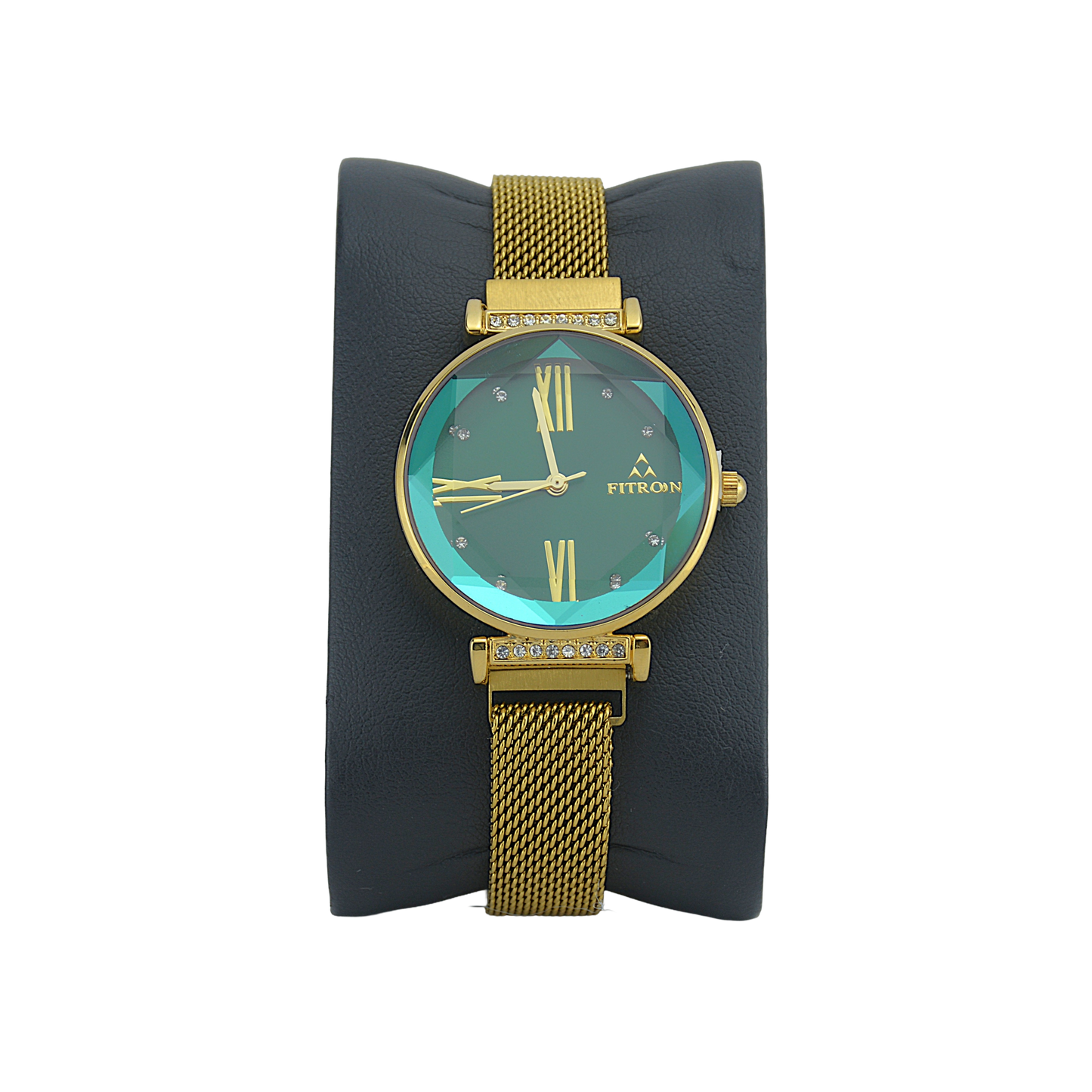 FITRON PENTAGON 9659L GREEN DIAL - WOMEN'S QUARTZ