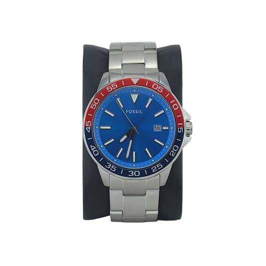 FOSSIL PEPSI INSPIRED BQ2505 BLUE DIAL - MEN'S QUARTZ