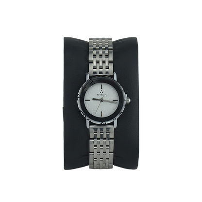 FITRON ROUND FITRON 6082L SILVER DIAL - WOMEN'S QUARTZ
