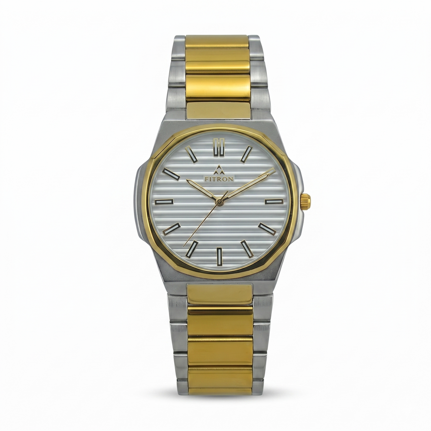 FITRON PP THIN BATTERY 6034M SILVER DIAL - MEN'S QUARTZ