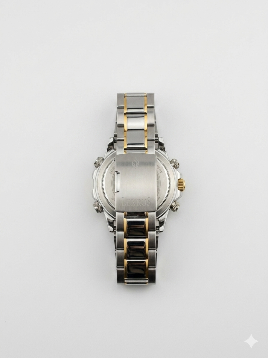 LEXROS WR3ATM/SPORTS WATCH LX-3051G WHITE DIAL - MEN'S QUARTZ