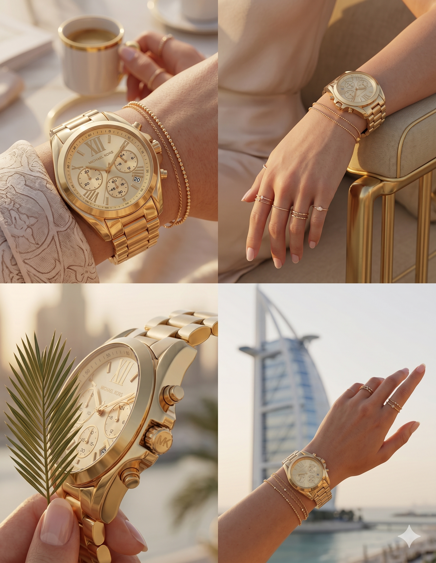 MICHAEL KORS CHRONO MK5798 GOLD DIAL - WOMEN'S QUARTZ