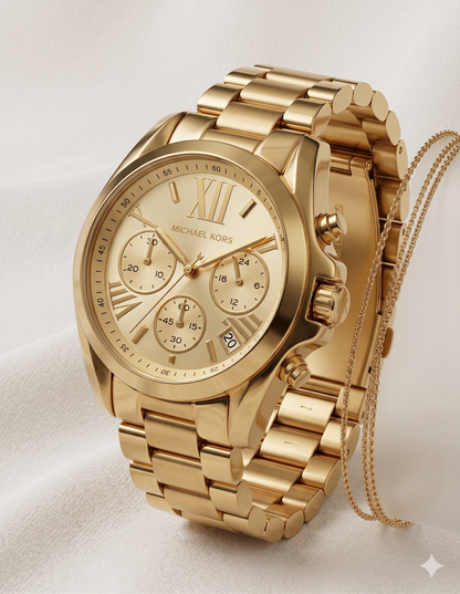 MICHAEL KORS CHRONO MK5798 GOLD DIAL - WOMEN'S QUARTZ