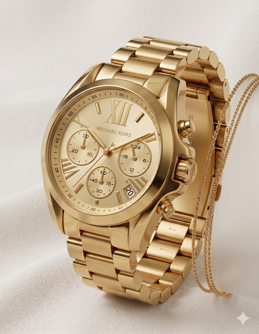 MICHAEL KORS CHRONO MK5798 GOLD DIAL - WOMEN'S QUARTZ