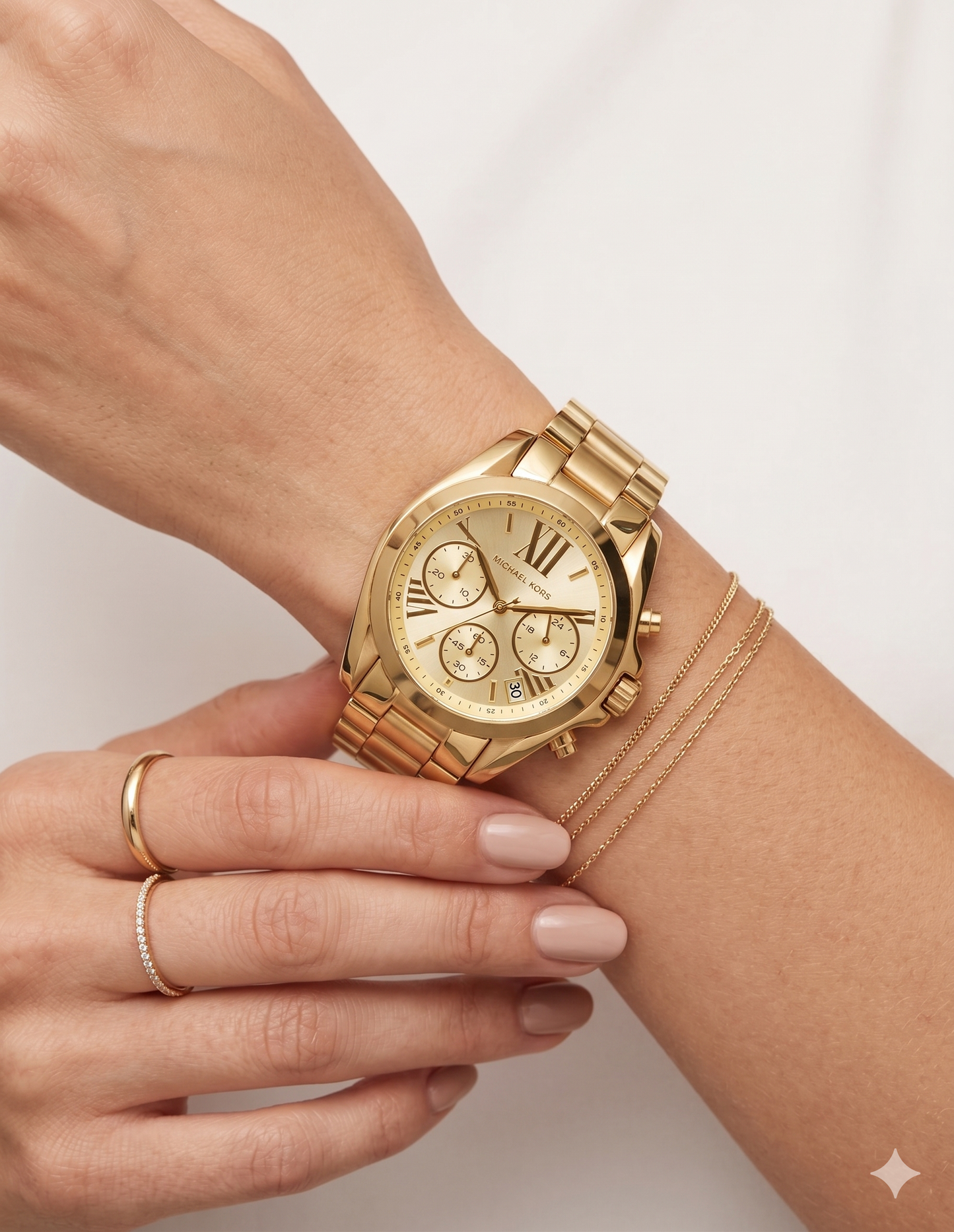 MICHAEL KORS CHRONO MK5798 GOLD DIAL - WOMEN'S QUARTZ