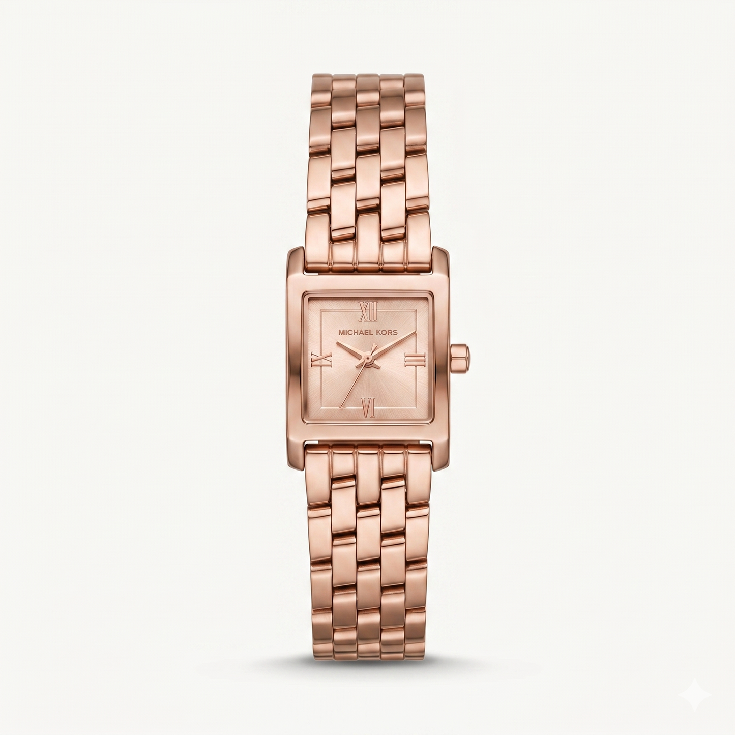 MICHAEL KORS ROMAN SMALL SQUARE 4932 ROSE-GOLD DIAL - WOMEN'S QUARTZ