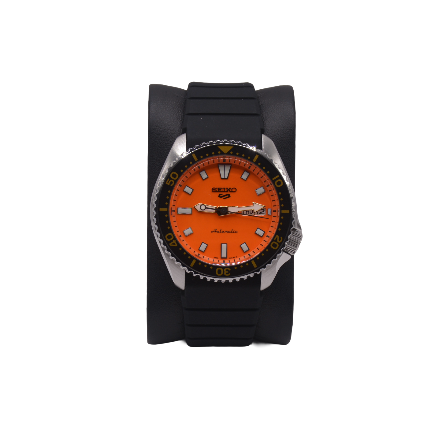 SEIKO 5 ORANGE SRPL89K1 ORANGE DIAL - MEN'S AUTOMATIC
