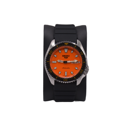 SEIKO 5 ORANGE SRPL89K1 ORANGE DIAL - MEN'S AUTOMATIC
