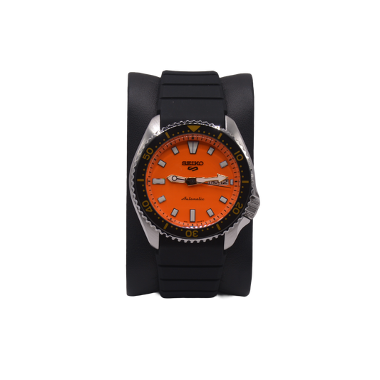 SEIKO 5 ORANGE SRPL89K1 ORANGE DIAL - MEN'S AUTOMATIC