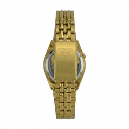 SEIKO 21 JEWELS SYMK38K1 BLACK DIAL - WOMEN'S AUTOMATIC