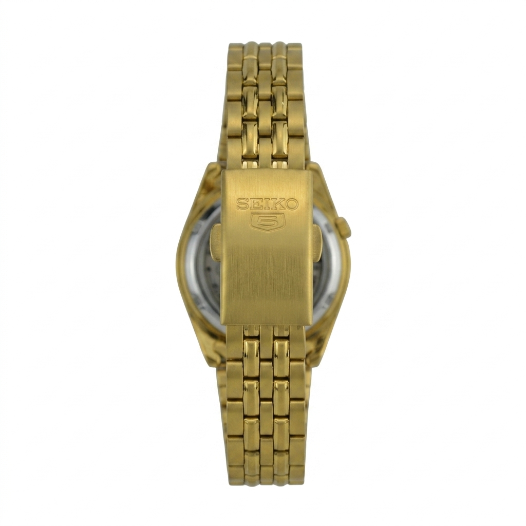 SEIKO 21 JEWELS SYMA06K1 BLACK DIAL - WOMEN'S AUTOMATIC