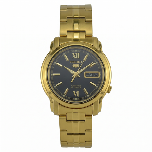 SEIKO 5 21 JEWELS SNKK86K1 BLACK DIAL - MEN'S AUTOMATIC