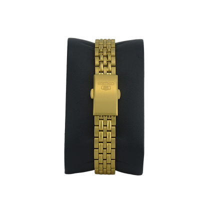 SEIKO 5 21 JEWELS SYMK36K1 GOLD DIAL - WOMEN'S AUTOMATIC