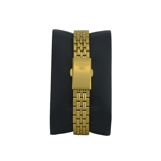 SEIKO 5 21 JEWELS SYMK36K1 GOLD DIAL - WOMEN'S AUTOMATIC