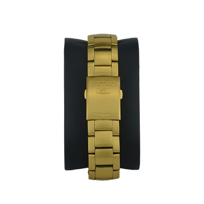 SEIKO 5 21 JEWELS WITH DESIGN SNK610K1 GOLD DIAL - MEN'S AUTOMATIC