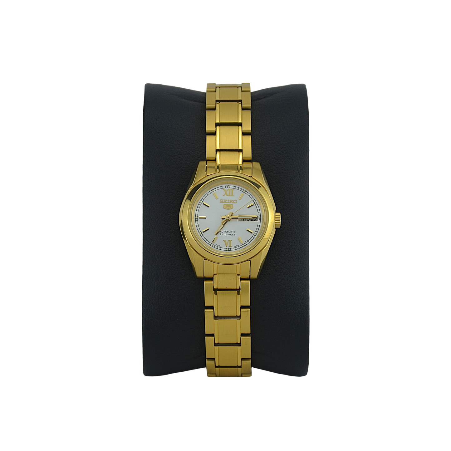 SEIKO 5 21 JEWELS SYMK30K1 WHITE DIAL - WOMEN'S AUTOMATIC