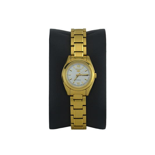 SEIKO 5 21 JEWELS SYMK30K1 WHITE DIAL - WOMEN'S AUTOMATIC