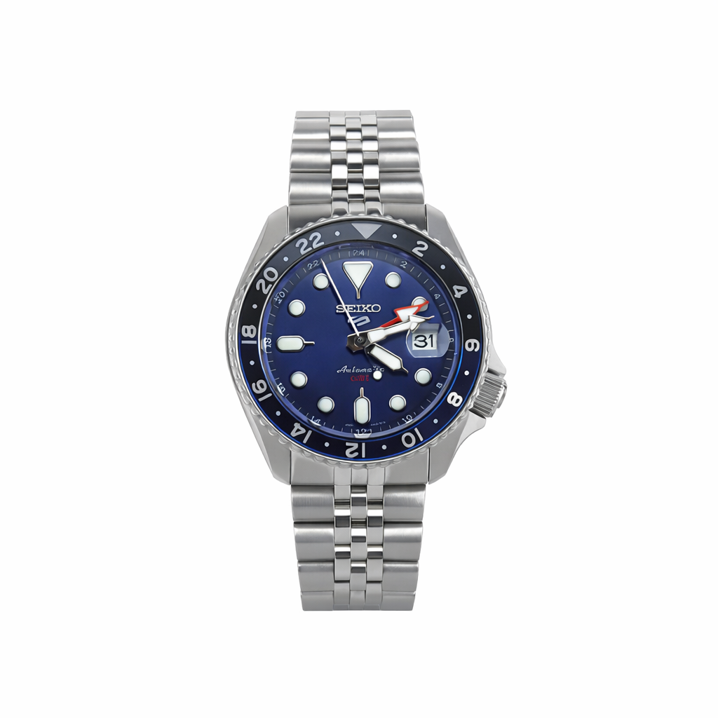 SEIKO 5 GMT BATMAN SSK003K1 BLUE DIAL - MEN'S AUTOMATIC