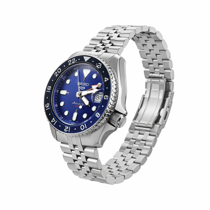 SEIKO 5 GMT BATMAN SSK003K1 BLUE DIAL - MEN'S AUTOMATIC