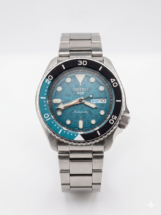 SEIKO 5 SONAR SRPJ45K1 BLUE DIAL - MEN'S AUTOMATIC